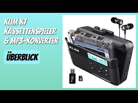BEWERTUNG (2025): KLIM K7 Kassettenspieler & MP3-Konverter. WESENTLICHE Einzelheiten
