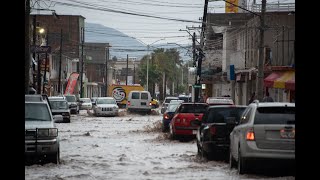 Vicente Guerrero Durango, se inunda con las primeras aguas de Julio 2020