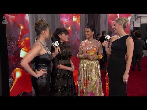 ANOUSHKA SHANKAR & NORAH JONES Red Carpet Interview | 2023 GRAMMYs