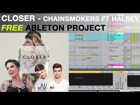 CLOSER - The Chainsmokers ft Halsey [FREE ABLETON PROJECT] : ZEVENX Remake