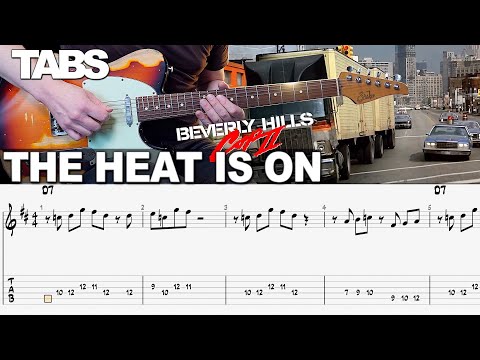 Glenn Frey - The Heat Is On | Guitar cover WITH TABS | Beverly Hills Cop 1