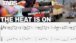 Glenn Frey - The Heat Is On | Guitar cover WITH TABS | Beverly Hills Cop 1