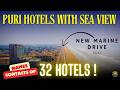 Top 32 Sea Facing Hotels On Puri Marine Drive With Full Contact Details DilSeVlogging EP 3