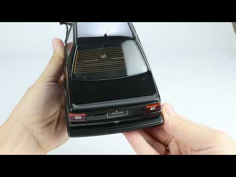 OttO Mobile 1:18 VOLKSWAGEN JETTA MK2 BLACK 1987 (OT1021) Resin Car Model