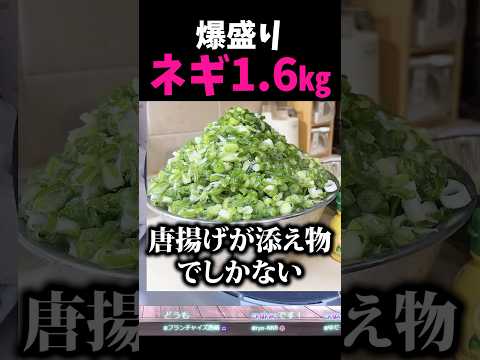 爆盛り1.6㎏のネギ塩レモンだれと唐揚げ作って食べた結果www