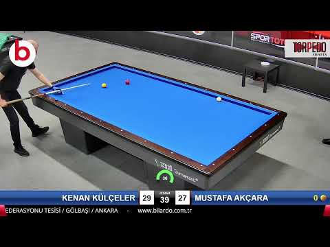 KENAN KÜLÇELER & MUSTAFA AKÇARA Bilardo Maçı - 2022 ERKEKLER 1.ETAP-8.TUR