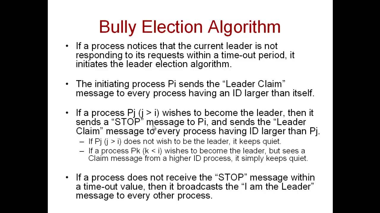 Module 6.5 Leader Election Algorithms