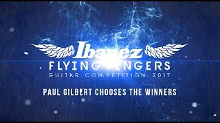 PAUL GILBERT CHOOSES THE WINNERS