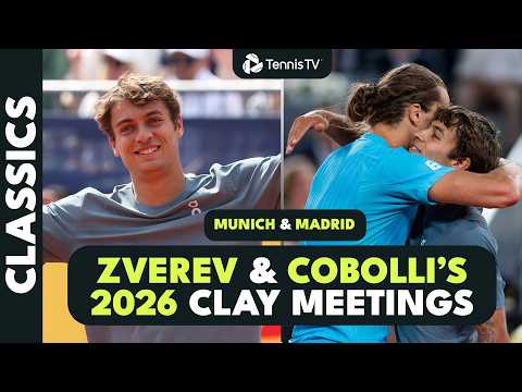 Alexander Zverev & Flavio Cobolli's 2026 CLAY Meetings So Far 🤝 | Munich & Madrid Highlights 🔥