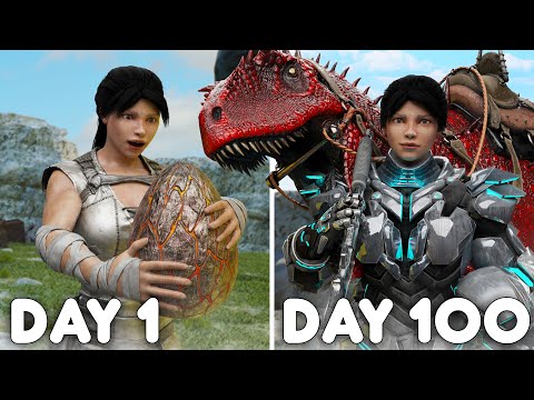 Surviving 100 Days in Valguero Oil Cave - Ark PvP