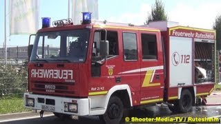 preview picture of video '[E] - [GROSSBRAND IN RECYCLINGFIRMA] - Rutesheim | Großlüfter Werkfeuerwehr Bosch vor Ort | F-500'