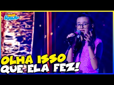 HELOÍSA GIBERTONI de 14 ANOS CANTOU "One Moment In Time" | VOVÔ RAUL GIL