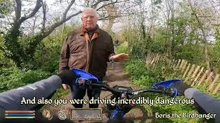 When a Oblivion NPC stops you because you&#39;re disrupting the birds breeding