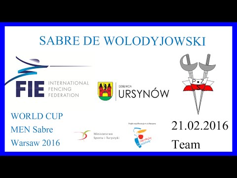 FIE World Cup Warsaw - Men Sabre Team - Piste Blue