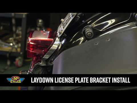 Lay Down License Plate Installation : Weekend Wrenching