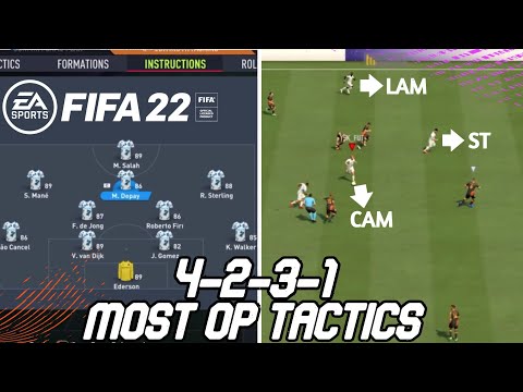 FIFA 22 WHY 4231 IS THE MOST OP FORMATION AFTER PATCH! Meta Formation Custom Tactics & Instructions