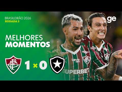 Gols e lances de Fluminense x Botafogo