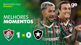 FLUMINENSE 1 X 0 BOTAFOGO | MELHORES MOMENTOS | 3ª RODADA BRASILEIRÃO 2026 | ge.globo