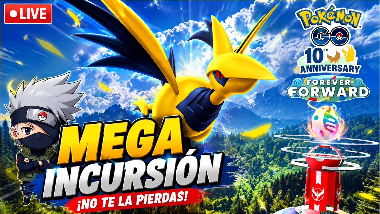 🚨EMPIEZA EL RAID DAY DE MEGA SKARMORY🚨BUSQUEMOS EL SHINY EN DIRECTO POKEMON GO