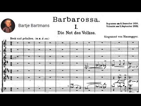 Siegmund von Hausegger - Barbarossa (1899)