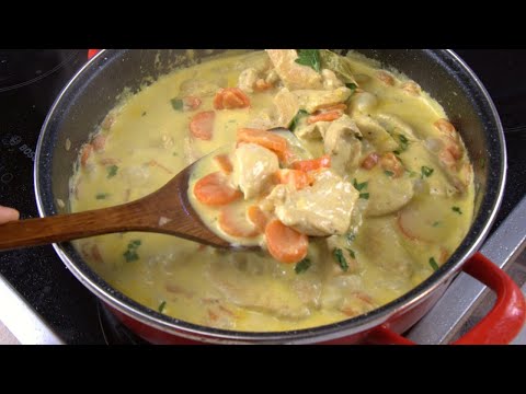 Ručak koji ćete praviti bez prestanka. Svi su oduševljeni ukusom.Meso sa šargarepom u kremastom sosu