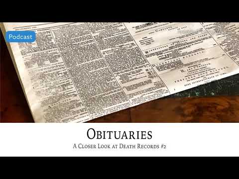 AF-525: Obituaries: A Closer Look at Death Records, Part 2 | Ancestral Findings Podcast