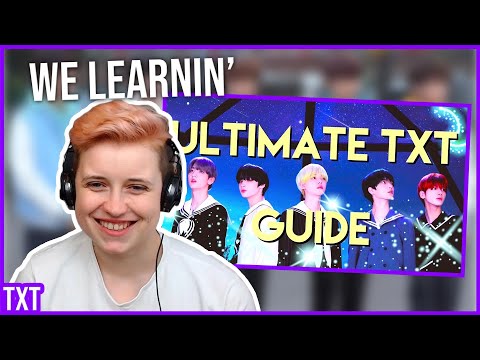 REACTION to TXT - THE ULTIMATE UNHELPFUL GUIDE (by Pastel Kookies)