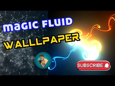 how to make your wallpaper live magic fluid 🌌