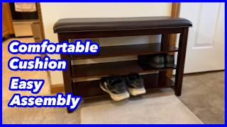 Taitiy Shoe Bench - Assembly & Overview