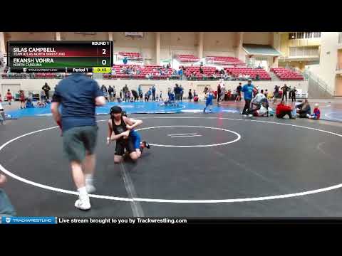 80-82 Lbs Round 1 - Silas Campbell, Team Atlas North Wrestling Vs Ekansh Vohra, North Carolina 1ea
