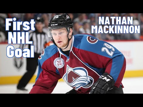 Nathan MacKinnon #29 (Colorado Avalanche) first NHL goal Oct 12, 2013 (Classic NHL)