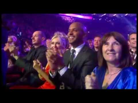 Joe McElderry at the NTAs-presenting Serial Drama Award