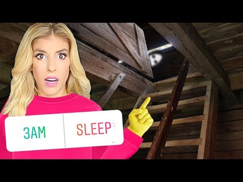 24 Hours in an ABANDONED ROOM above my HOUSE! (Game Master Has Fans Control My Life for a Day) Video