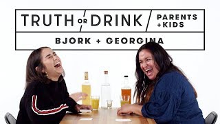 Parents &amp; Kids Play Truth or Drink (Bjork &amp; Georgina) | Truth or Drink | Cut