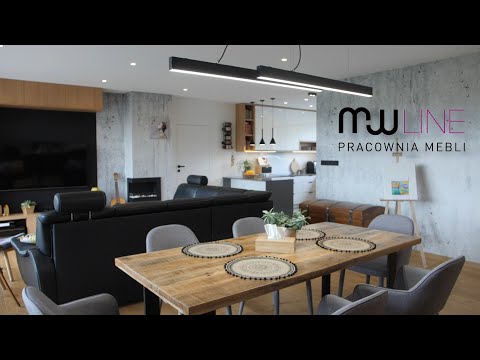 Realizacja mebli w domu w Tychach (3) - Pracownia Mebli MW LINE