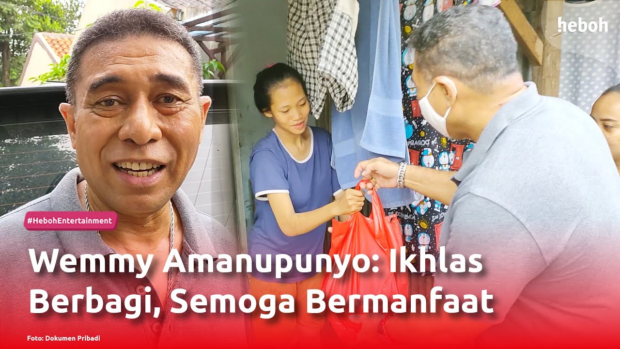 Wemmy Amanupunyo: Ikhlas Berbagi, Semoga Bermanfaat