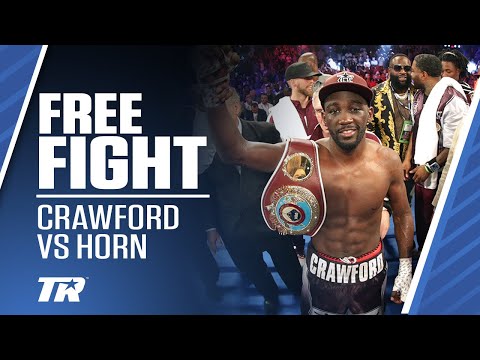 Terence Crawford Wins 1st Welterweight Title | Terence Crawford vs Jeff Horn | FREE FIGHT