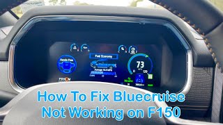 How To Fix Bluecruise & Driver Assist Not Working on Ford F150