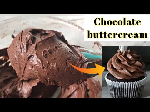 Chocolate buttercream frosting recipe in Tamil😋|How to make perfect buttercream frosting|Cake cream🧁