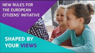 European Citizens Initiative: shaped by your views