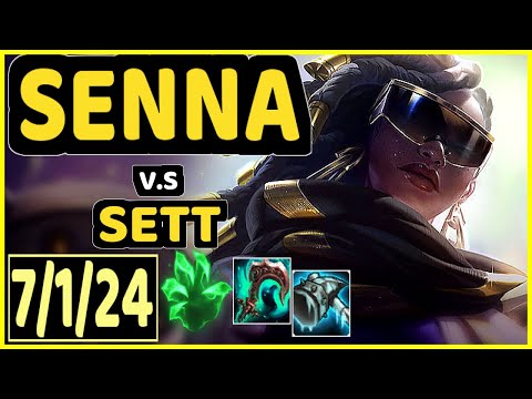 REKKLES (SENNA) vs SETT - 7/1/24 KDA BOTTOM SUPPORT GAMEPLAY - EUW Ranked DIAMOND