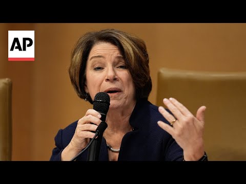 Video Thumbnail: Sen. Amy Klobuchar announces bid for Minnesota governor, challenging Trump