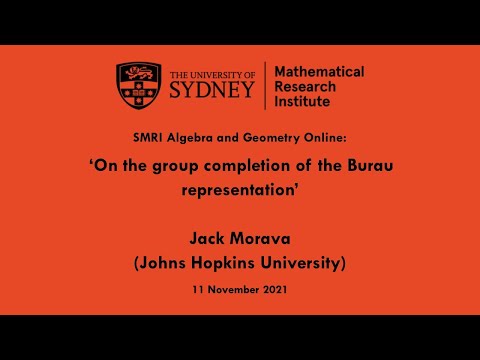 Jack Morava: On the group completion of the Burau representation