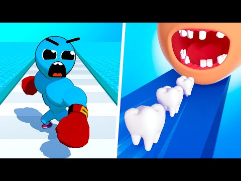 Level Up Runner | Smile Rush - Gameplay Walkthrough Max Levels (Part 1)