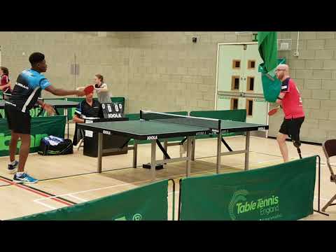 Martin Perry & Israel Awolaja knocking up before a matchat Crawley Grand prix 2018
