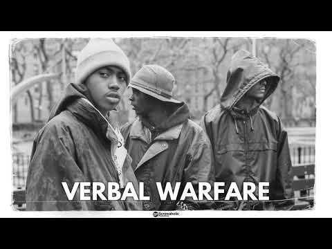"Verbal Warfare" - Hard 90s Old School Boom Bap Freestyle Type Beat | Nas x Mobb Deep x QB