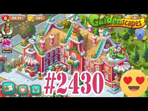 GardenScapes Hard Level 2430 | GAMEPLAY HD