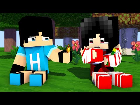 LOVE ME OR NOT? YAY ARIGATO SUPER IDOL BABY HEEKO AND HAIKO - MINECRAFT ANIMATION #shorts