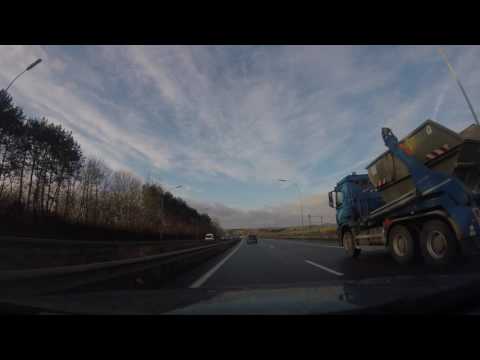 From Highway A13 (Luxembourg) to contournement Audun-Le-Tiche (Liaison Micheville) 4K