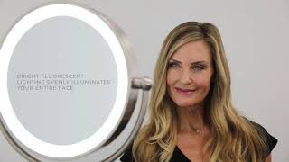 Product video: Zadro GLAW45 Glamour Wall Mount Mirror